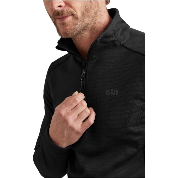 2024 Gill Mens 1/4 Zip Top 1085 - Black